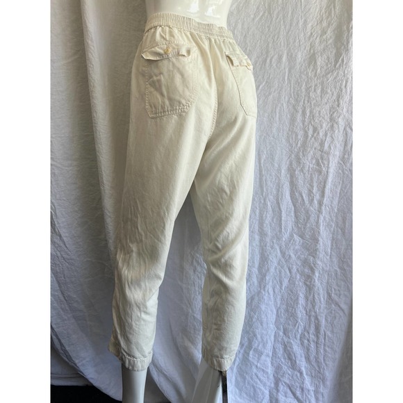 White J. Crew High Waist Cargo Style Capris - Picture 5 of 8